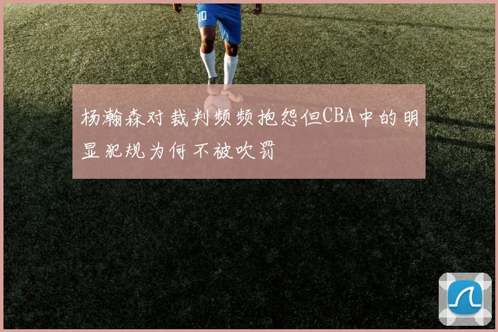 杨瀚森对裁判频频抱怨但CBA中的明显犯规为何不被吹罚